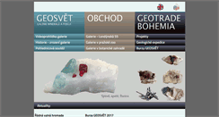 Desktop Screenshot of geosvet.cz