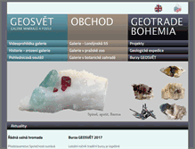 Tablet Screenshot of geosvet.cz